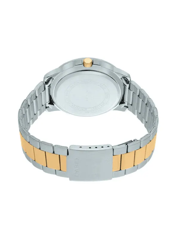 Часы CASIO Stainless Steel Strap Quartz Waterproof Mens Silver Analog — изображение 2 из 3, оттенок серебряный