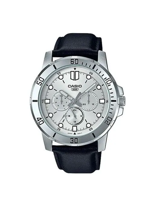 Часы CASIO ENTICER Series Vintagees Black Analog — изображение 1 из 4, оттенок черный