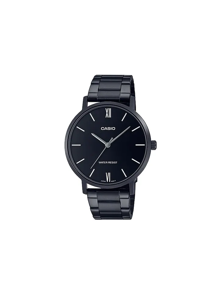 Часы Casio Enticer Men MTP-VT01 Series, арт. MTP-VT01B-1B — изображение 1 из 6, оттенок черный