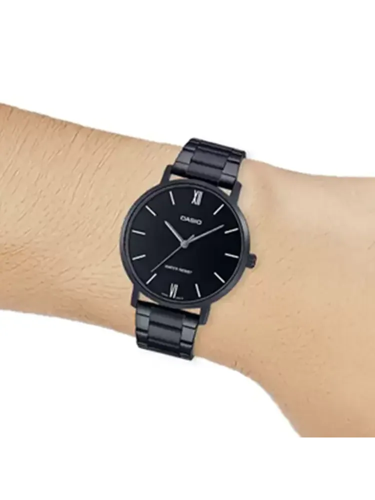 Часы Casio Enticer Men MTP-VT01 Series, арт. MTP-VT01B-1B — изображение 5 из 6, оттенок черный