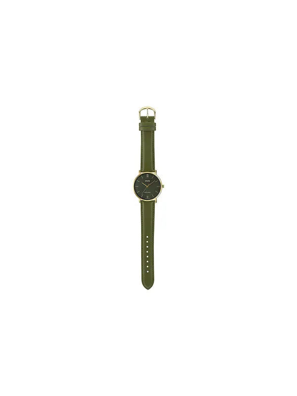 Часы CASIO Quartz Waterproof Mens Dark Green Analog — изображение 4 из 4, оттенок темный зеленый