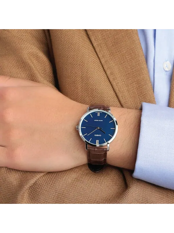Часы Casio Angel Business Analog Watch 'Dark rwn Blue' — изображение 4 из 4, оттенок синий