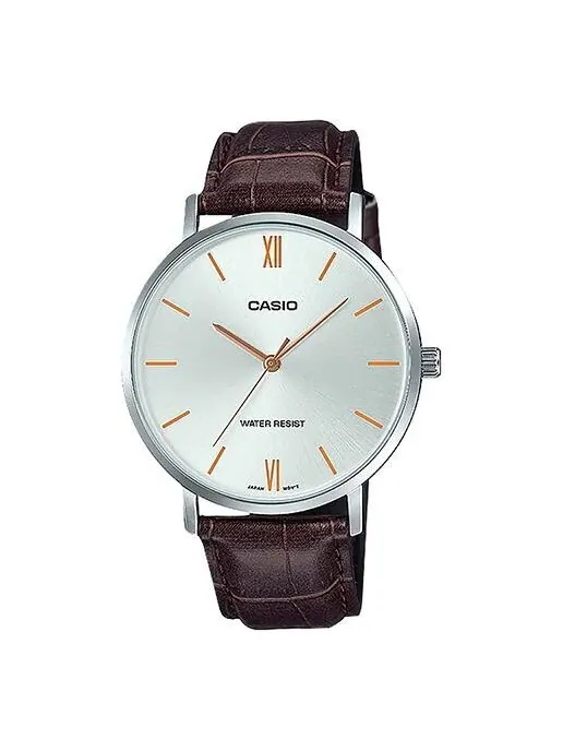 Часы CASIO Male DRESS Japan / South Korea Fashion Mens Silver Analog — изображение 1 из 4, оттенок серебряный