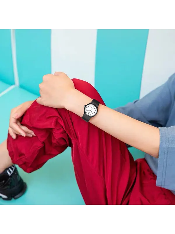 Часы CASIO Waterproof Unisex Black Analog — изображение 4 из 4, оттенок черный