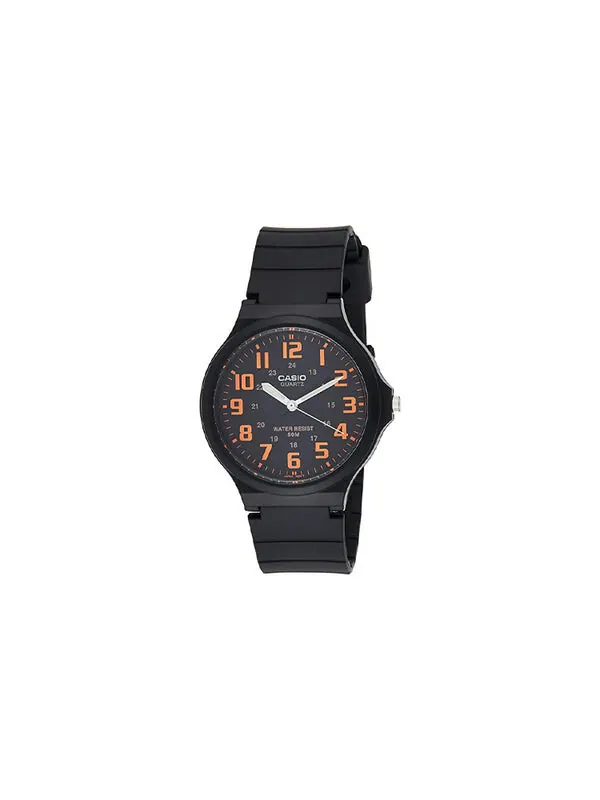 Часы CASIO Quartz Waterproof Mens Black Analog — изображение 2 из 4, оттенок черный