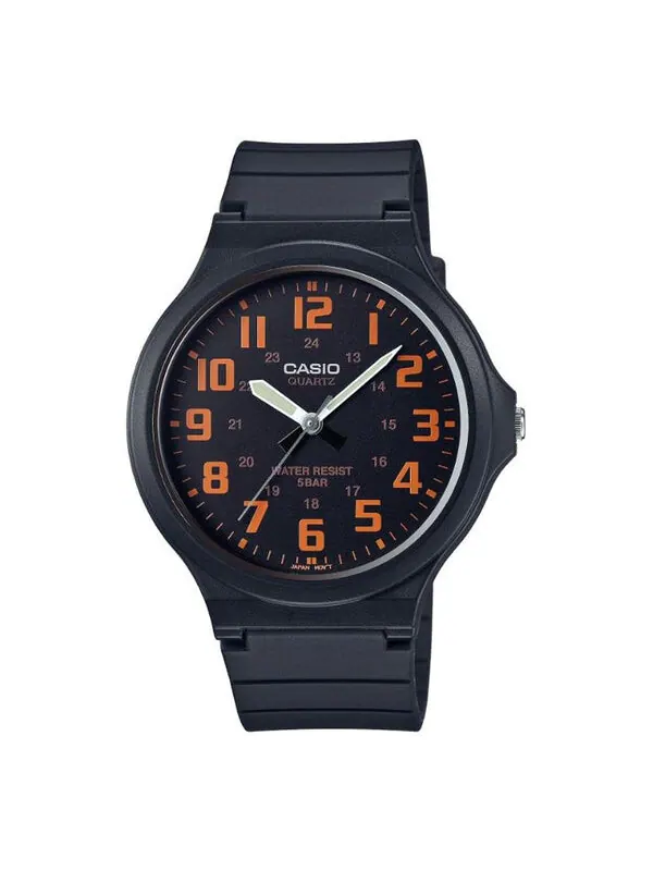Часы Men's CASIO STANDARD Series Quartz Watch Waterproof Resin Strap Mens — изображение 1 из 1, оттенок черный