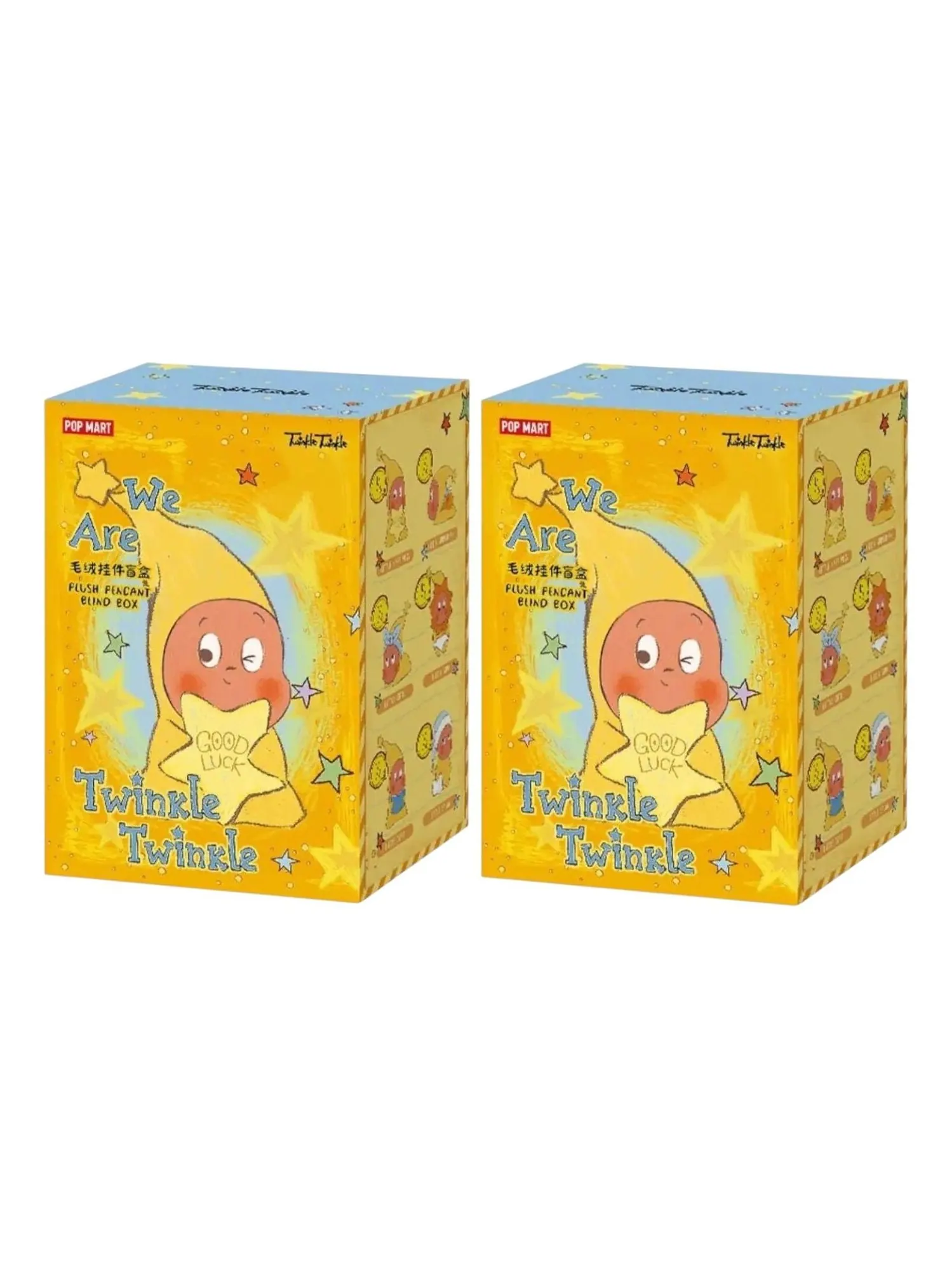 Мягкий кулон Pop Mart We are Twinkle Twinkle Series в запечатанной упаковке (2 коробки-сюрприза) — изображение 1 из 1