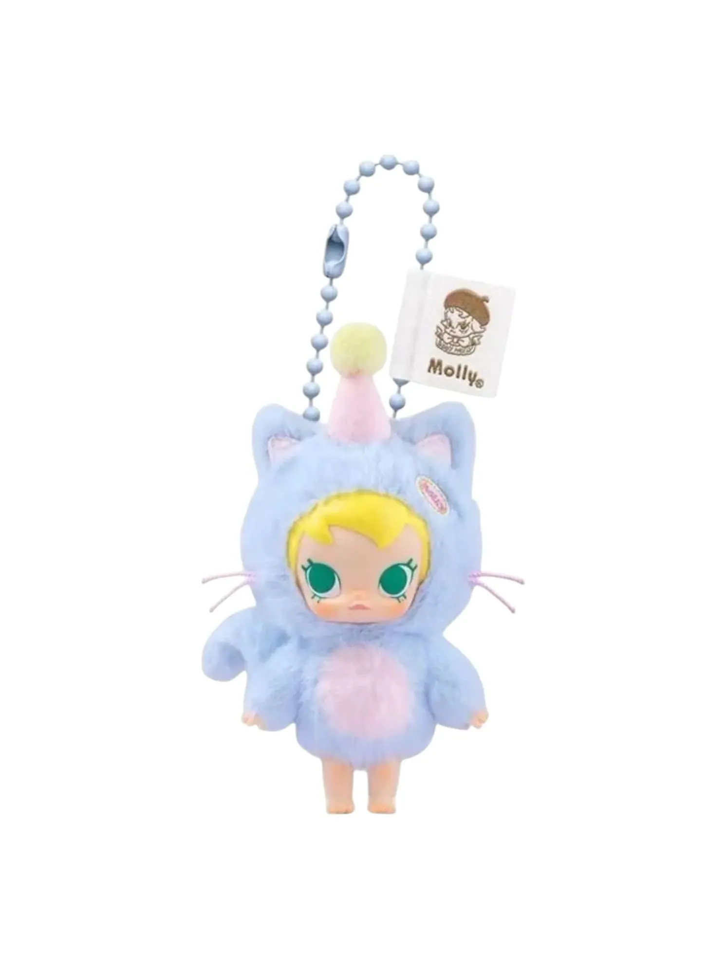 Мягкий виниловый кулон Pop Mart Baby Molly Pocket Friends «Feeling Blue»