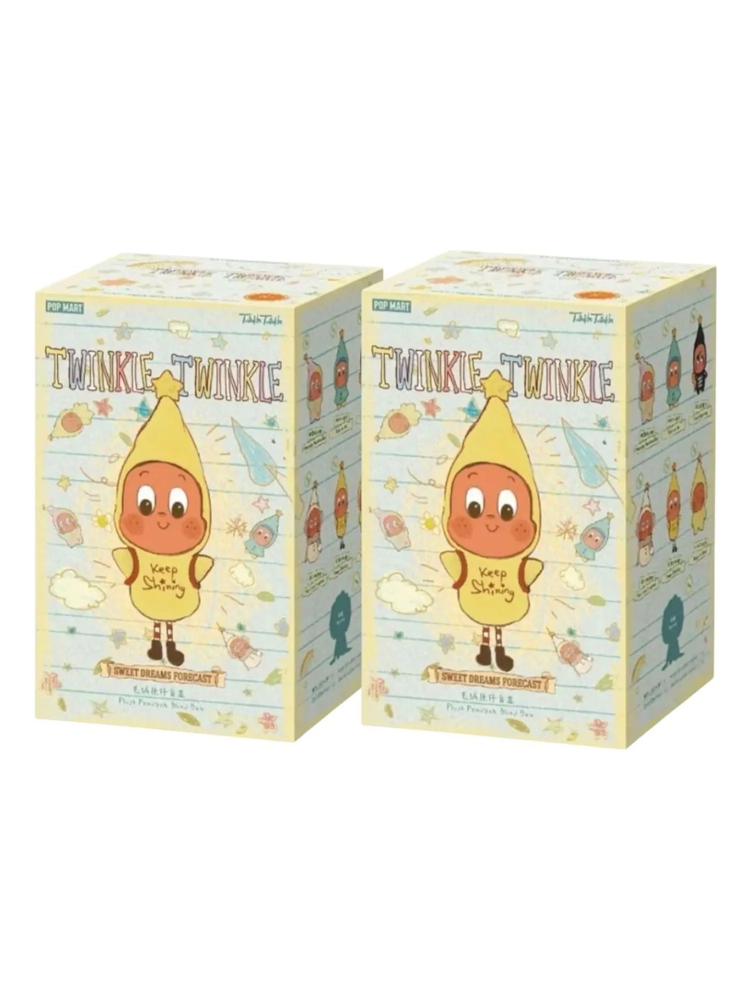 Мягкий кулон Pop Mart Twinkle Twinkle Sweet Dreams Forecast в запечатанной упаковке (2 коробки-сюрприза) — изображение 1 из 1