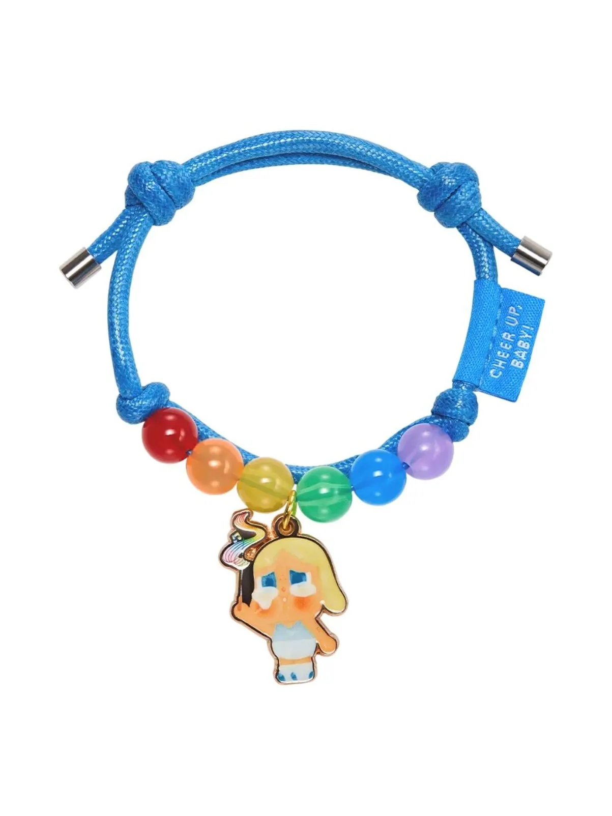 Браслет Pop Mart Crybaby Cheer Up Baby Rainbow Bracelet 'Conductor' — изображение 1 из 1, оттенок мульти