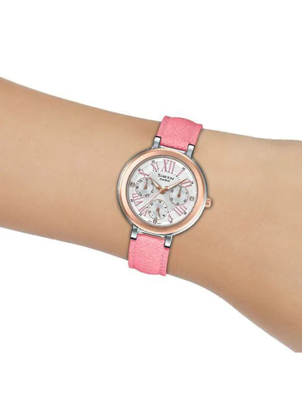 Часы CASIO SHEEN Waterproof Dark Pink Analog — изображение 4 из 4, оттенок темный розовый