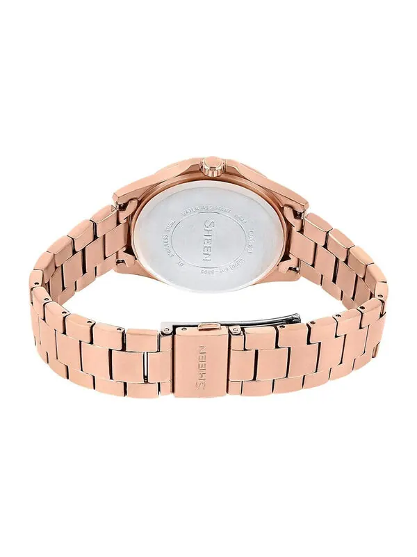 Часы CASIO SHEEN Waterproof Rose Gold Analog — изображение 2 из 4, оттенок розовый золотистый