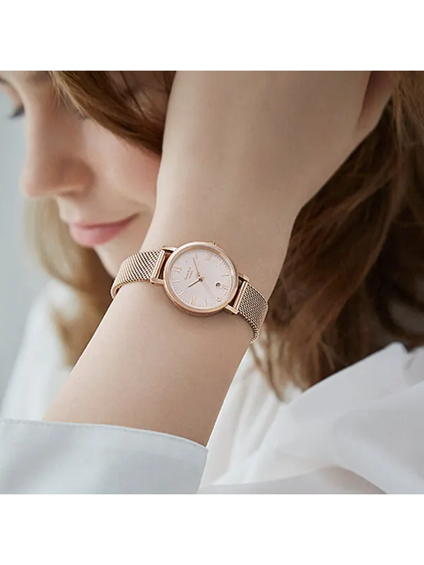 Часы CASIO SHEEN Waterproof Quartz Sapphire Crystal Rose Gold Analog — изображение 4 из 4, оттенок розовый золотистый