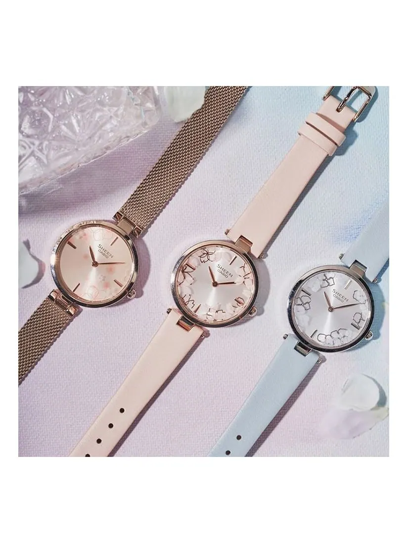 Часы Casio Sheen Analog Watch 'Rose Gold' — изображение 1 из 3, оттенок золото