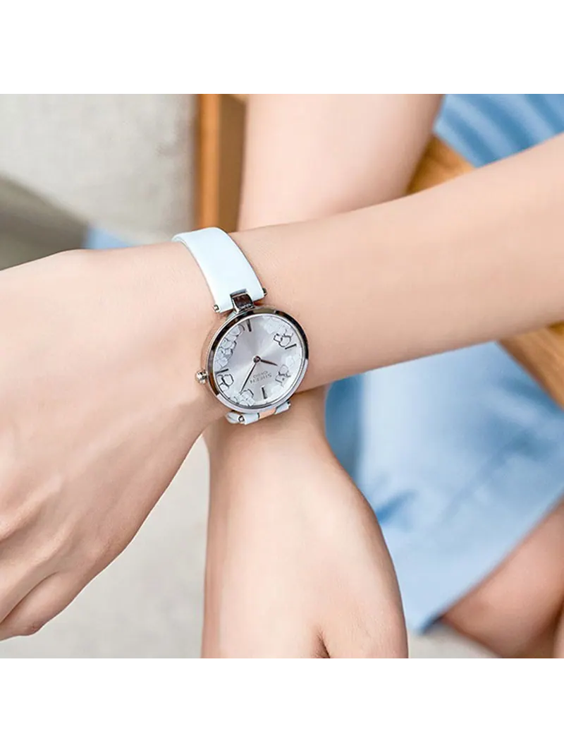 Часы Casio Sheen Analog Watch 'Blue Silver' — изображение 2 из 2, оттенок розово-голубой