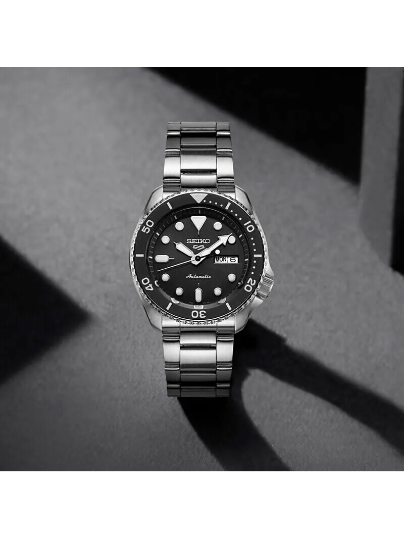 Часы SEIKO Male seiko5 Japan / South Korea Fashion — изображение 3 из 7, оттенок черный