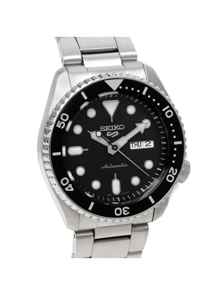 Часы SEIKO Male seiko5 Japan / South Korea Fashion — изображение 6 из 7, оттенок черный
