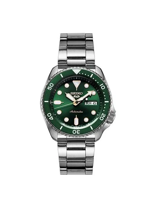 Часы SEIKO Leisure Waterproof Automatic Water Ghost Sports Machinery For Men Green — изображение 1 из 1, оттенок зеленый