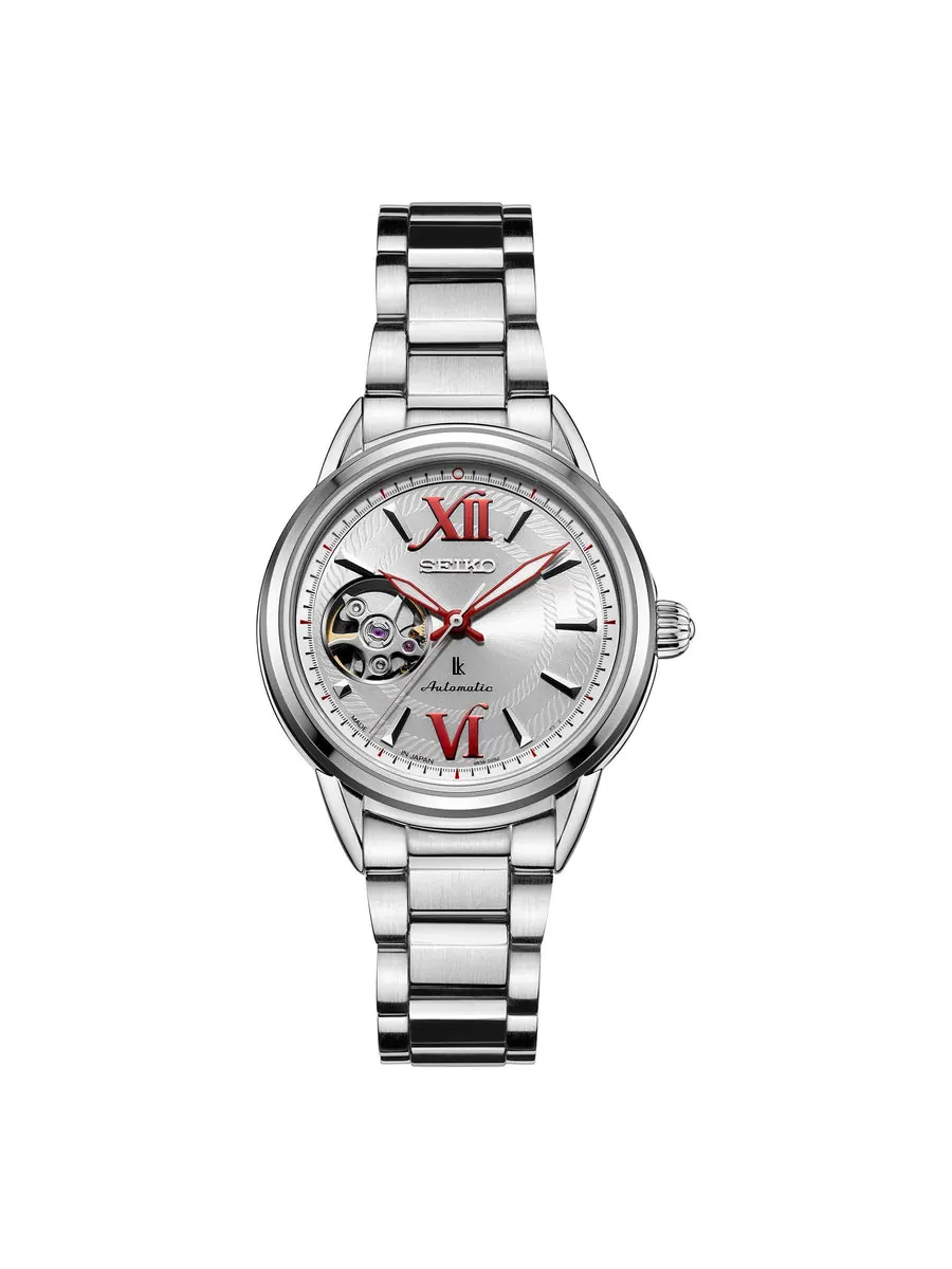 Часы SEIKO Minimalistic Japan Hollow Out Mechanical Silver — изображение 1 из 2, оттенок серебряный