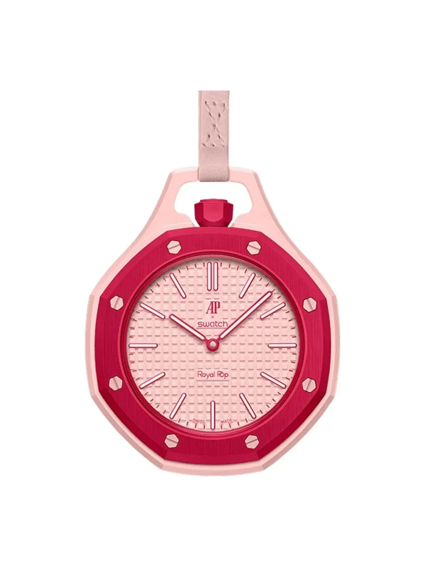 Часы с биокерамическим корпусом Otto Rosso Swatch — изображение 1 из 3, оттенок розовый