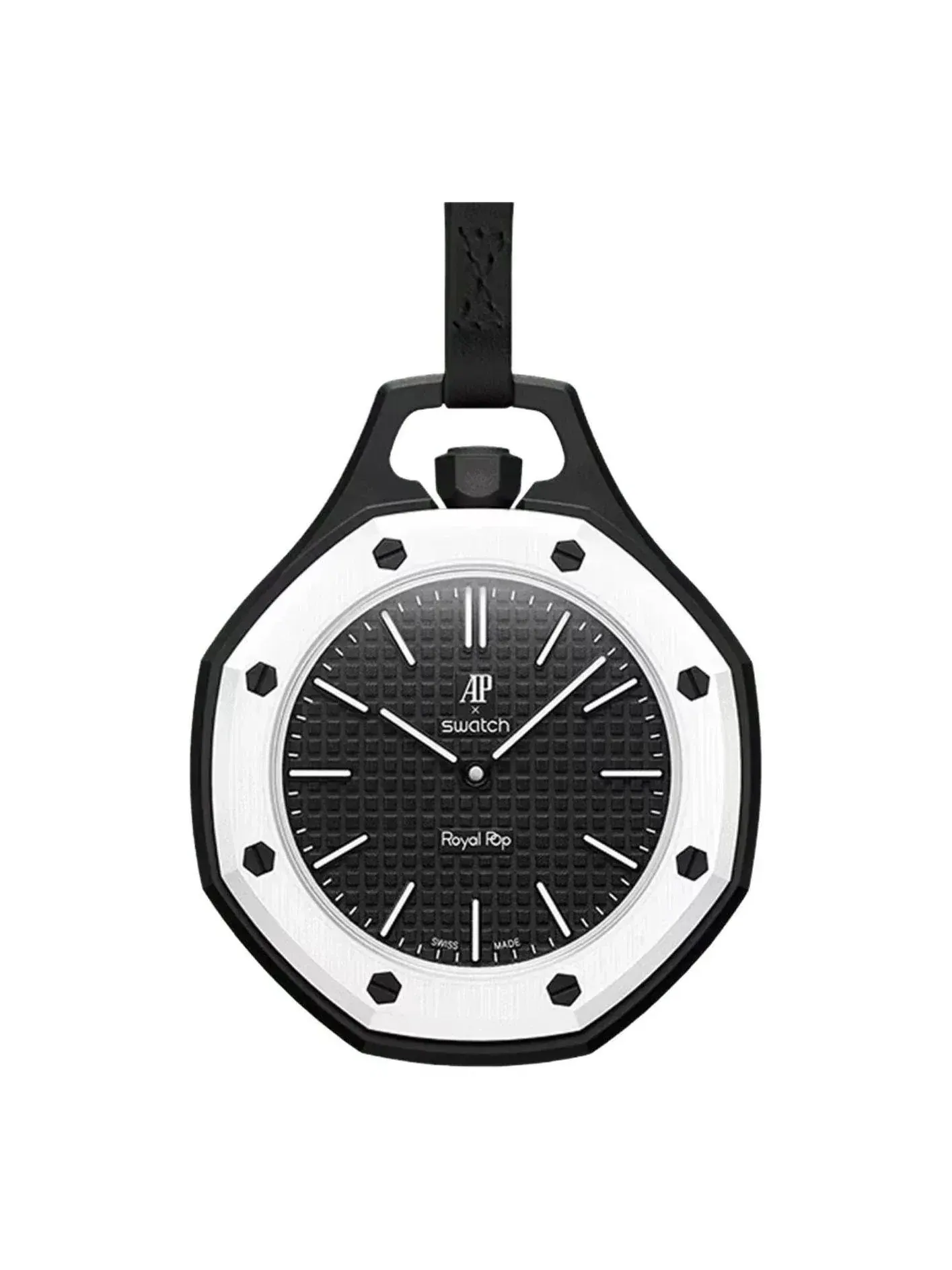 Мужские часы с биокерамическим корпусом Ocho Negro Swatch — изображение 1 из 3, оттенок черный