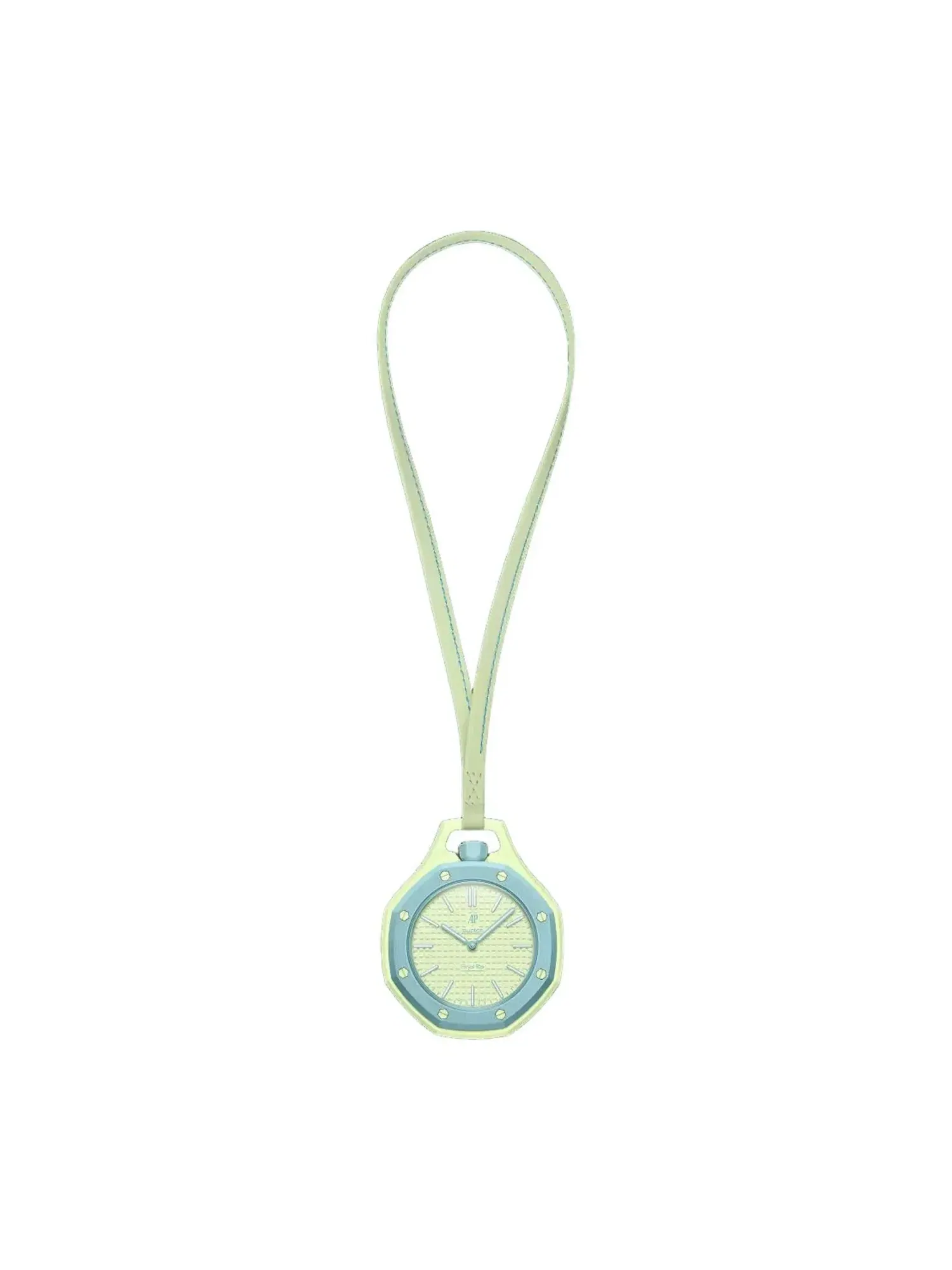 Часы с биокерамическим корпусом Swatch X Audemars Piguet Royal Pop Blaue Acht — изображение 2 из 3, оттенок зеленый