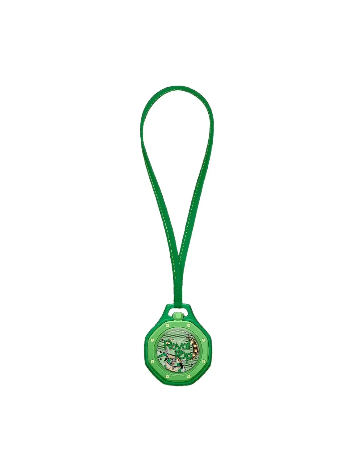 Мужские часы с биокерамическим корпусом Swatch X Audemars Piguet Bioceramic Royal Pop 'Green Eight' — изображение 3 из 3