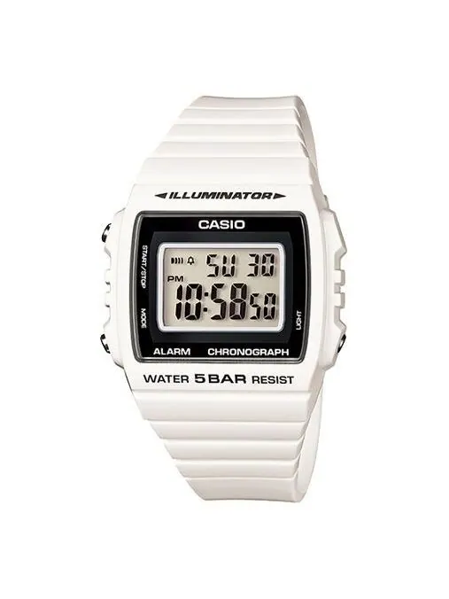 Часы CASIO Unisex STANDARD Waterproof White Digital — изображение 1 из 4, оттенок белый