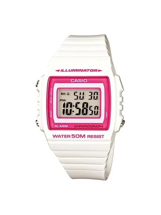 Часы CASIO G Shock Square Sports Quartz /Pink White Digital — изображение 1 из 4, оттенок белый