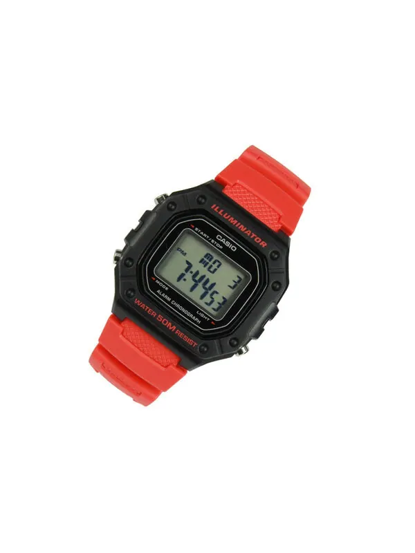 Часы CASIO G Shock Quartz Sports Waterproof Mens BlackRed Digital — изображение 2 из 4, оттенок черный