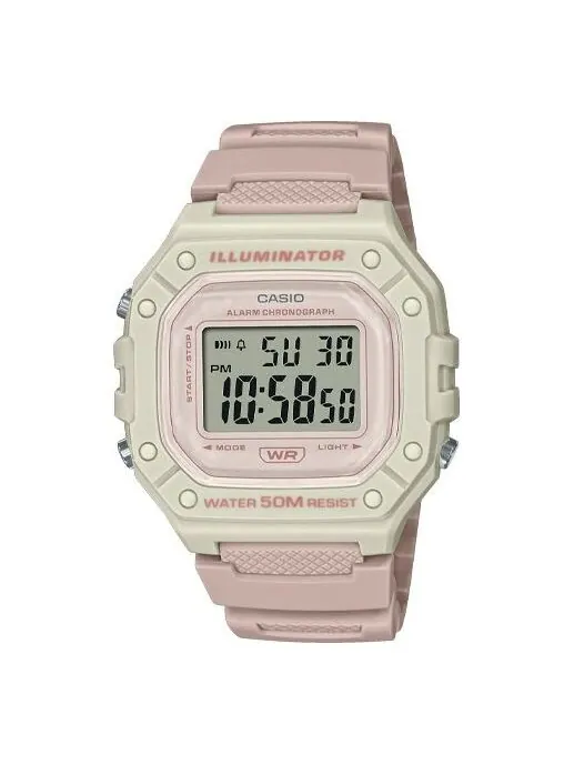 Часы CASIO Fashion Stylish Sports 50m Waterproof Pink White Watch Digital — изображение 1 из 4, оттенок мульти