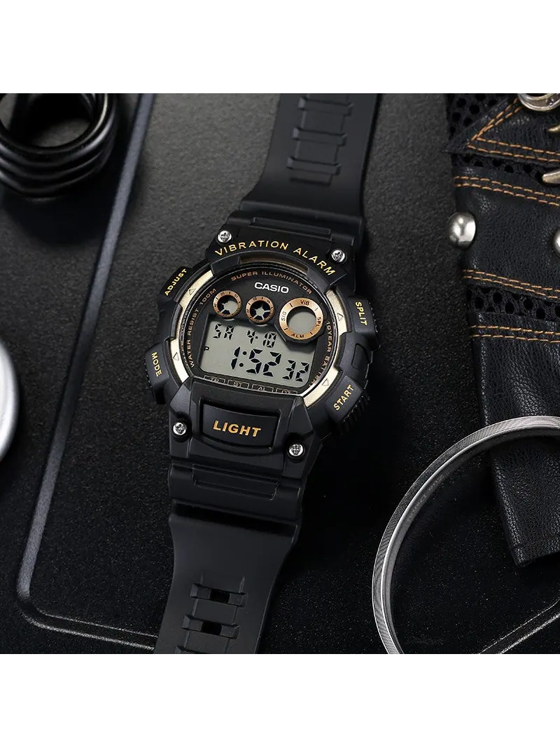 Часы CASIO G Shock Waterproof Quartz Sports Analog Mens Black Digital — изображение 3 из 3, оттенок черный