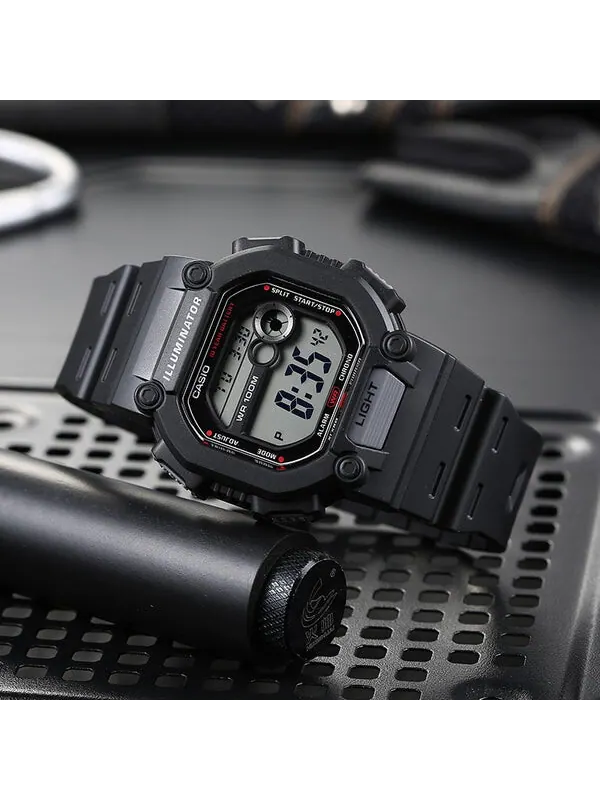 Часы CASIO Sports Waterproof Mens Black Digital — изображение 3 из 4, оттенок черный
