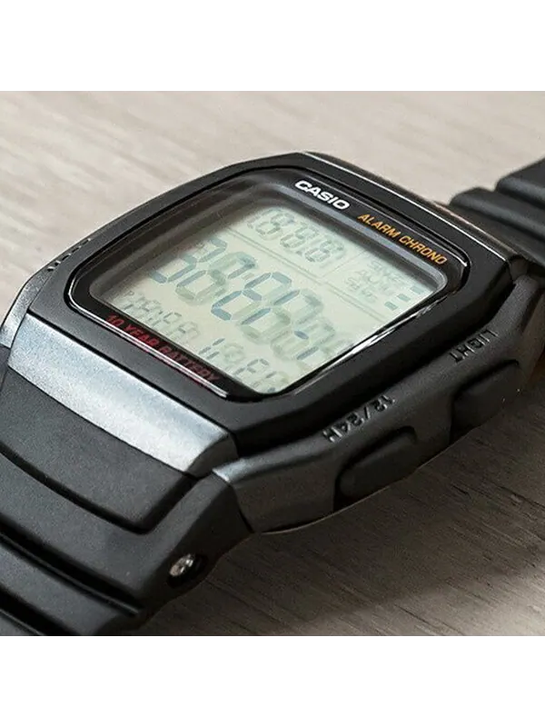 Часы CASIO Quartz Waterproof Mens Black Digital — изображение 3 из 4, оттенок черный