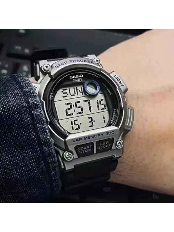 Часы CASIO G-Shock Digital 'Black Silver' — изображение 3 из 4, оттенок черный