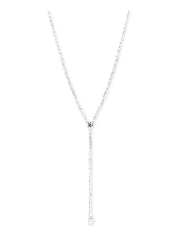 Ожерелье-Лариат с кристаллами, 16 дюймов + удлинитель 3 дюйма Givenchy
