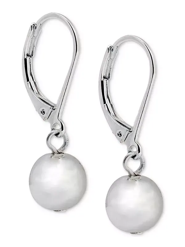 Серьги-Подвески с металлическими шариками Lauren Ralph Lauren — изображение 1 из 2, оттенок серебряный