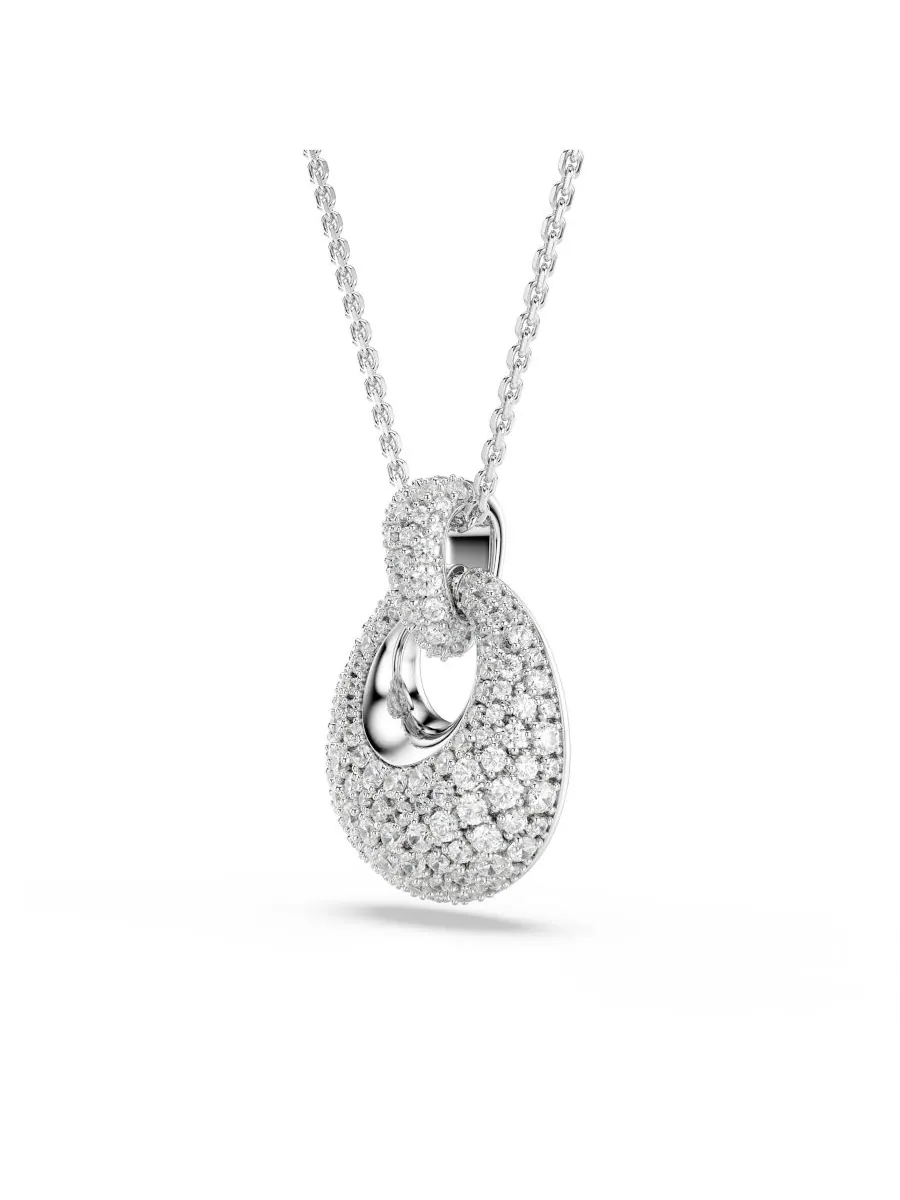 Подвеска-колье Sublima с родиевым покрытием Swarovski — изображение 2 из 6, оттенок серебристый прозрачный