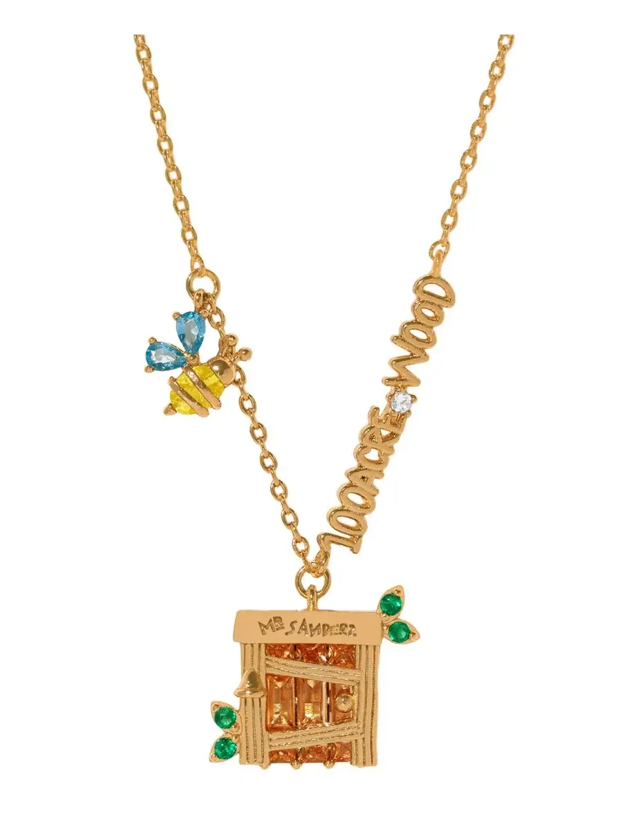 Кулон с цепочкой Disney 100 Acre Wood Necklace Girls Crew — изображение 2 из 4, оттенок золото