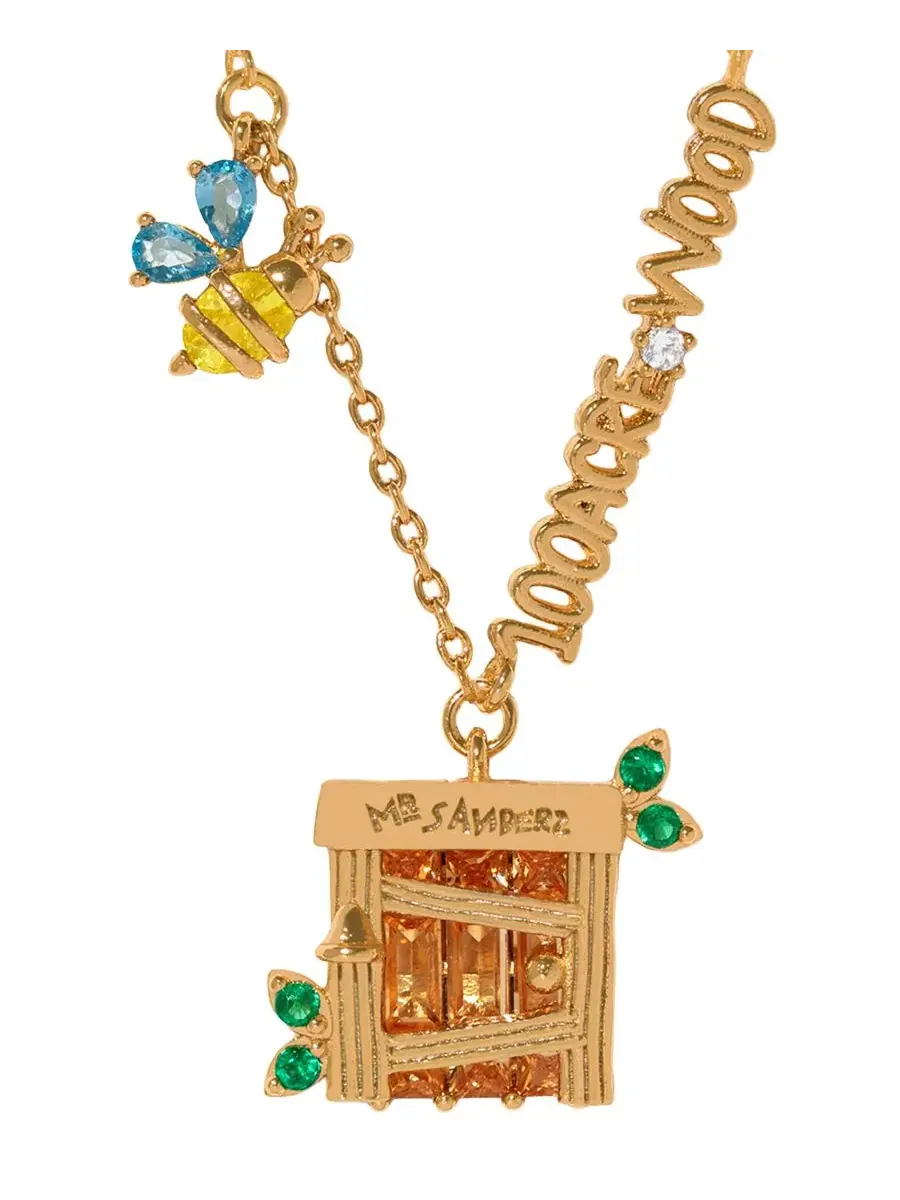 Кулон с цепочкой Disney 100 Acre Wood Necklace Girls Crew — изображение 3 из 4, оттенок золото