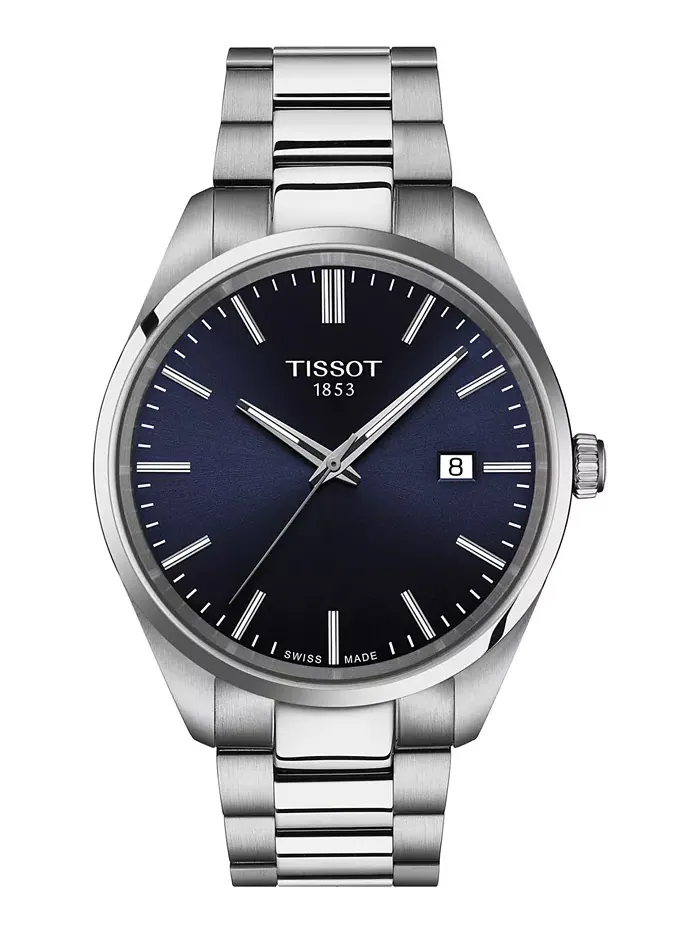 Мужские часы Swiss PR 100 на стальном браслете, 40 мм Tissot