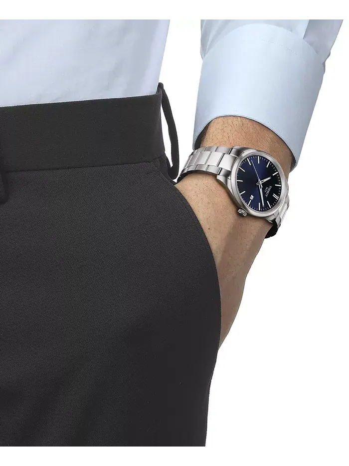 Мужские часы Swiss PR 100 на стальном браслете, 40 мм Tissot — изображение 5 из 5