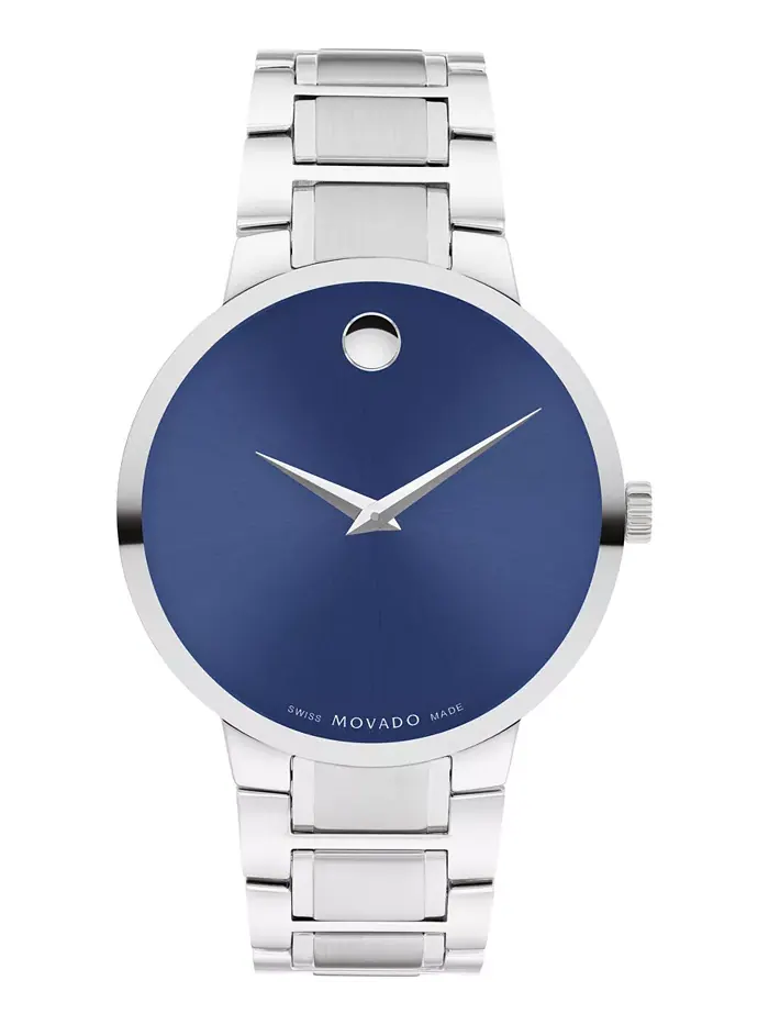 Мужские часы Portfolio Swiss Quartz из нержавеющей стали, 40 мм Movado — без цвета