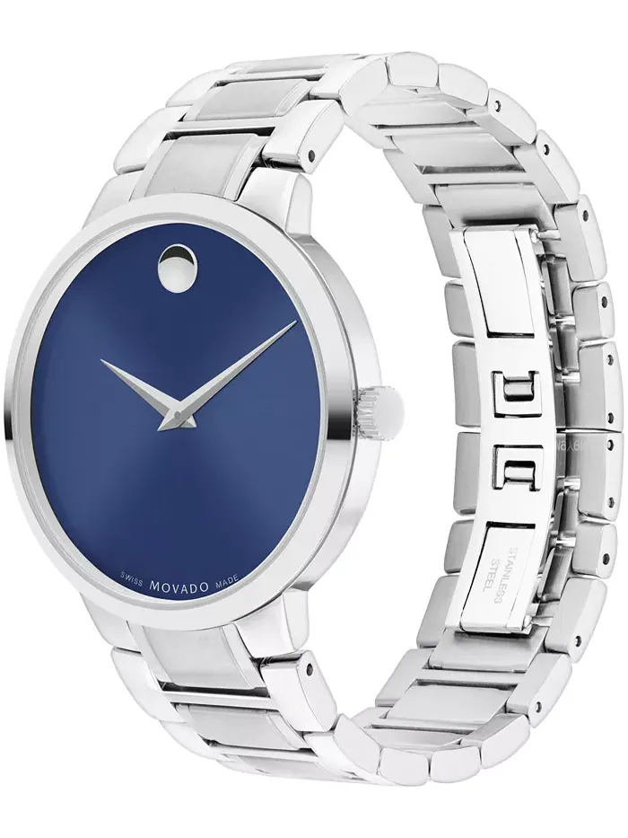 Мужские часы Portfolio Swiss Quartz из нержавеющей стали, 40 мм Movado — изображение 2 из 3