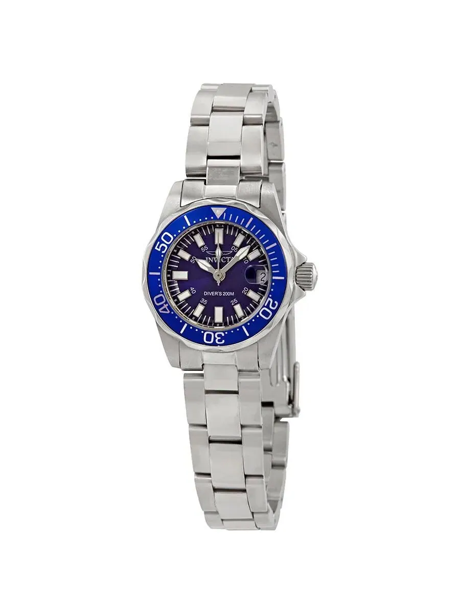 Женские кварцевые часы 7060 Signature с 3 стрелками на циферблате Invicta — изображение 1 из 3, оттенок серебряный