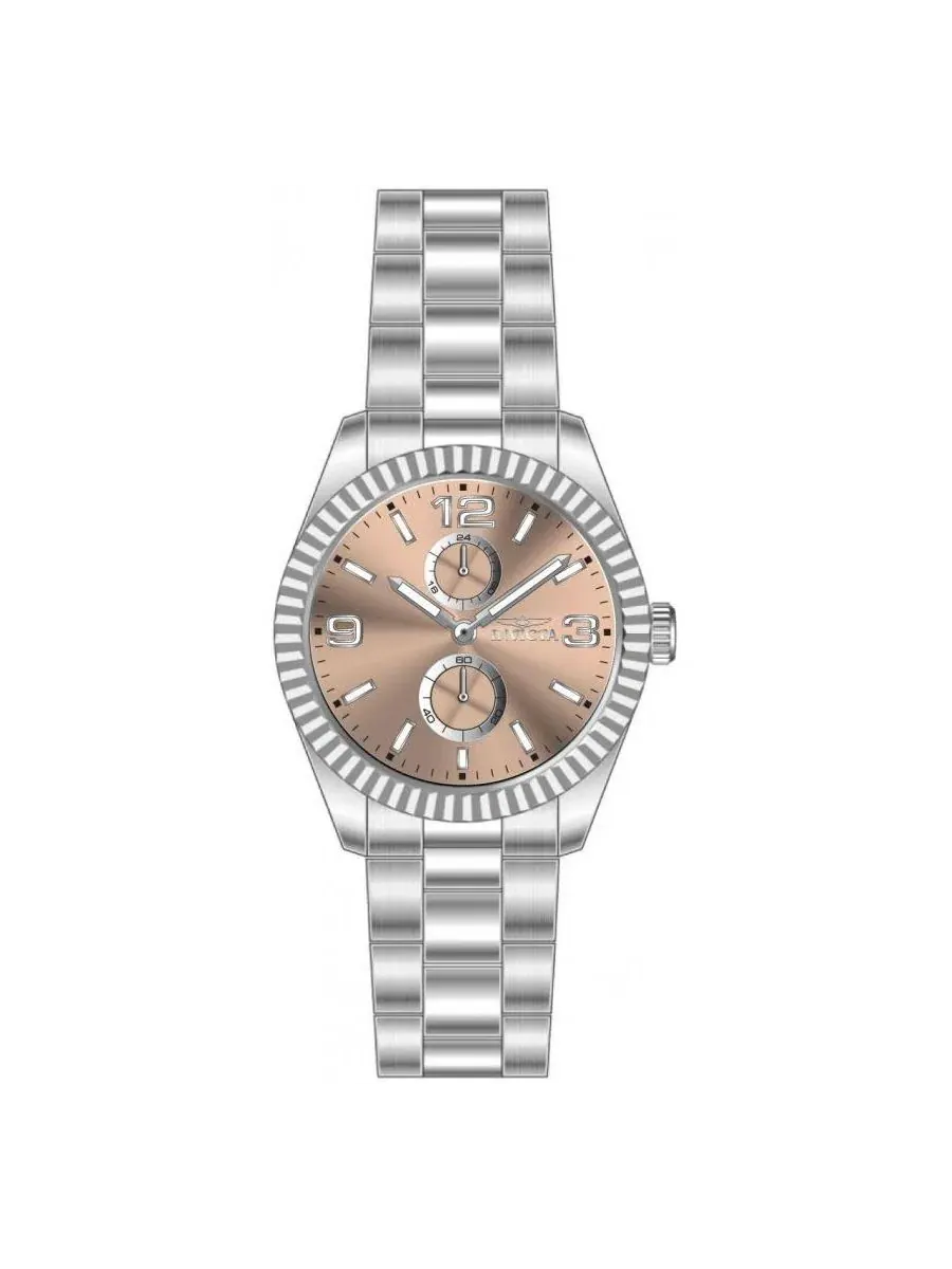 Мужские кварцевые часы Specialty Quartz VD77 с циферблатом, модель 49524 Invicta — изображение 2 из 3, оттенок серебряный