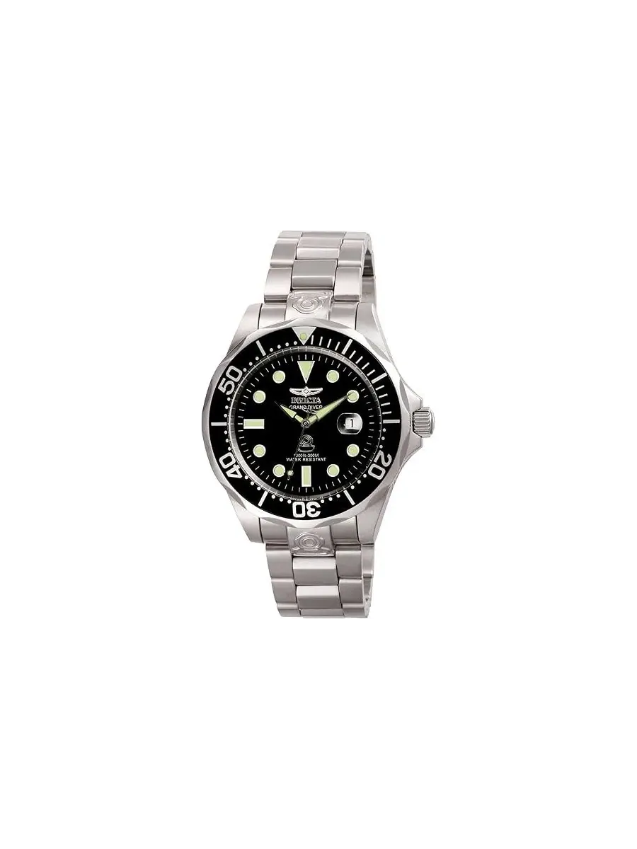 Наручные часы Invicta Pro Diver Automatic 47 мм, стальной корпус — изображение 2 из 3, оттенок черный