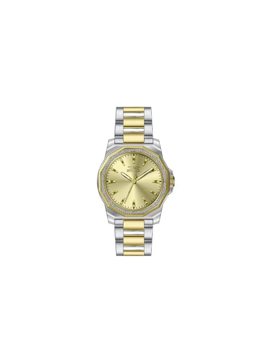 Мужские часы Speedway Quartz с золотым циферблатом Invicta — изображение 1 из 2, оттенок золото