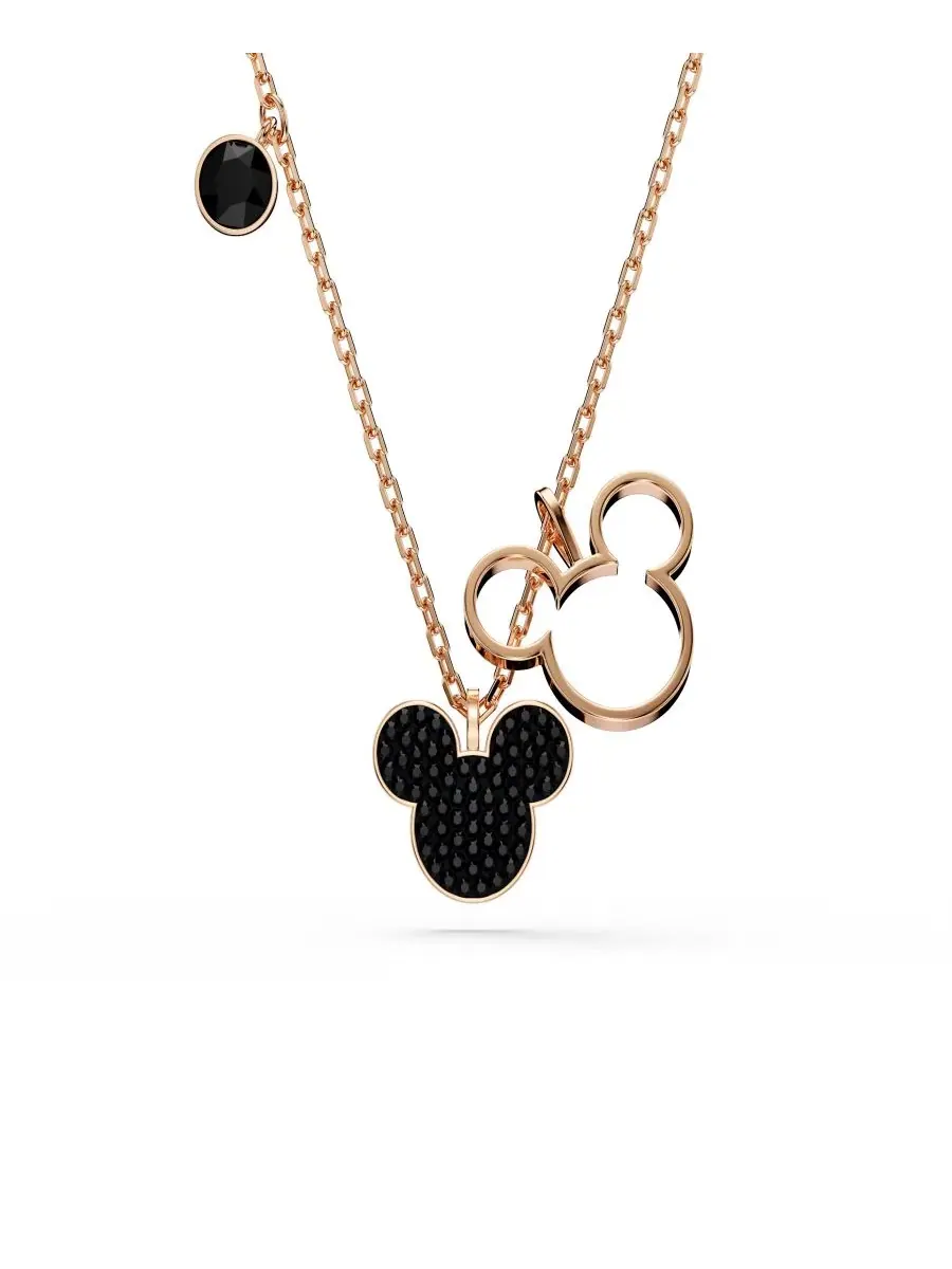 Кулон с кристаллами Swarovski — изображение 1 из 5, оттенок черный