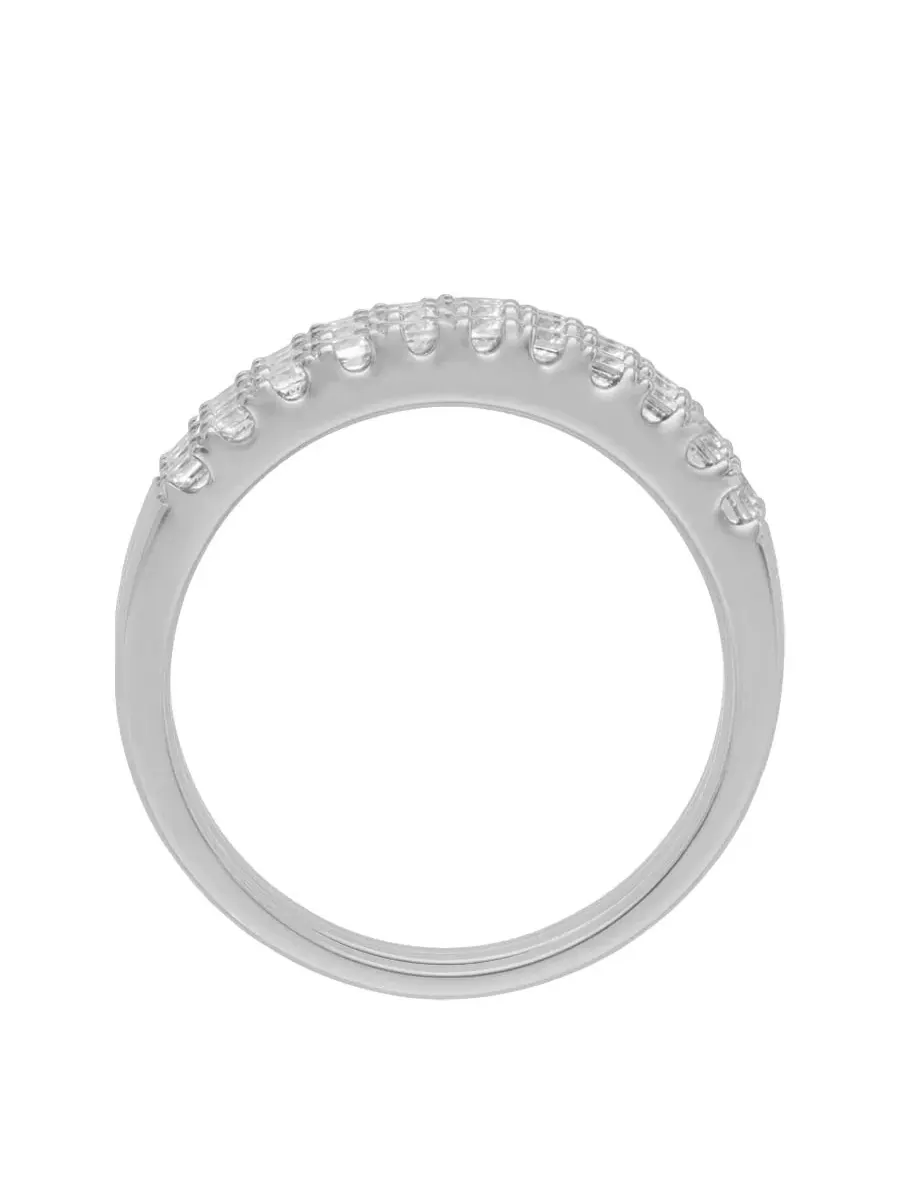 Кольцо-комплект из 3 шт. с бриллиантами лабораторного выращивания 1 ct. t.w. — изображение 4 из 6, оттенок белый золотистый
